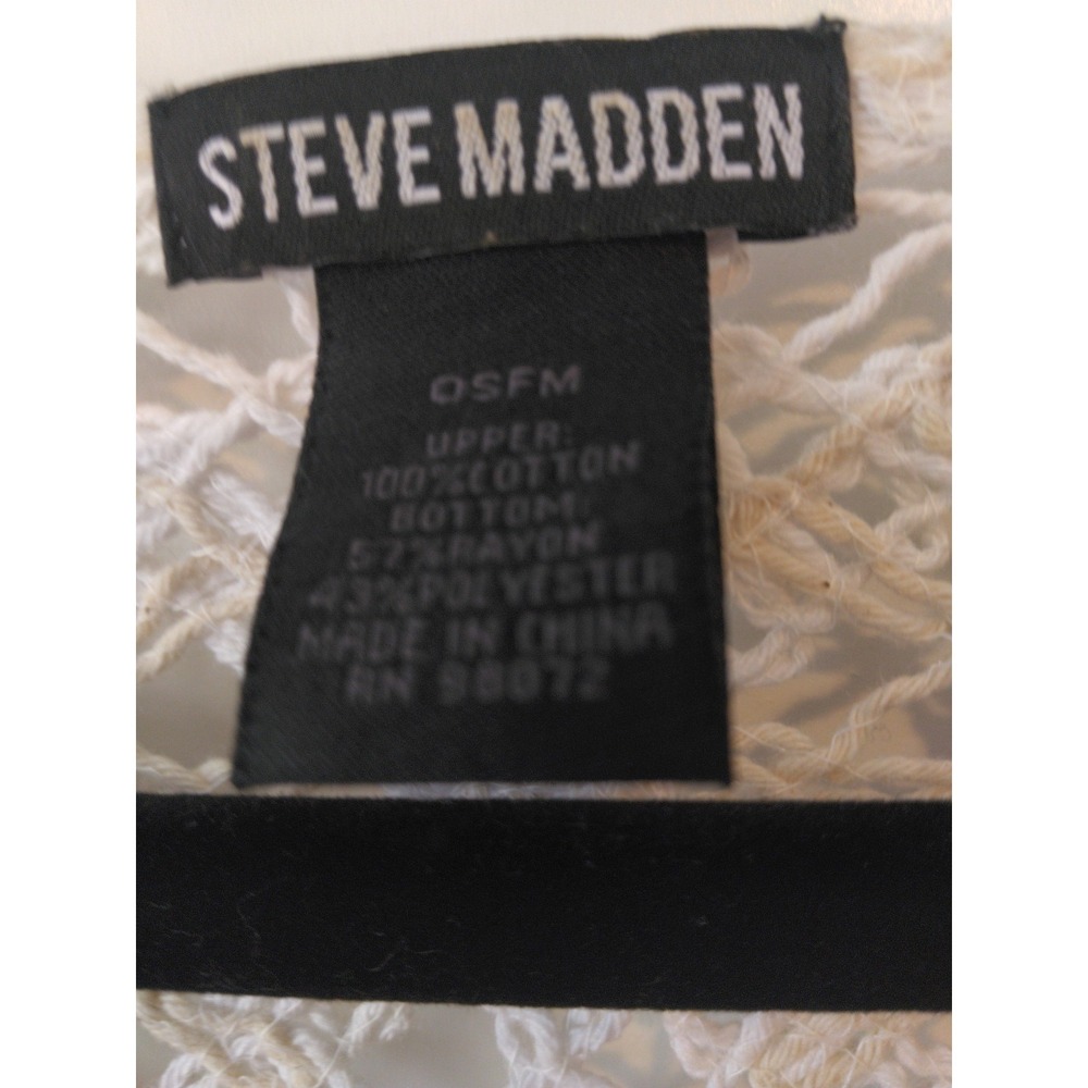 Steve Madden Crochet Detail Kimono Duster One Size Fits L to 2x Coastal Resort - Picture 2 of 8